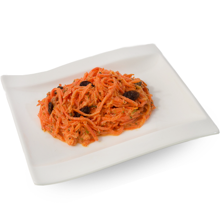 Salade de carottes et raisins