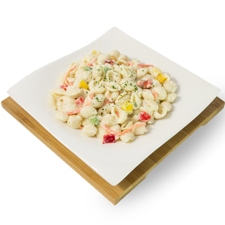 Salade de coquillettes crémeuse